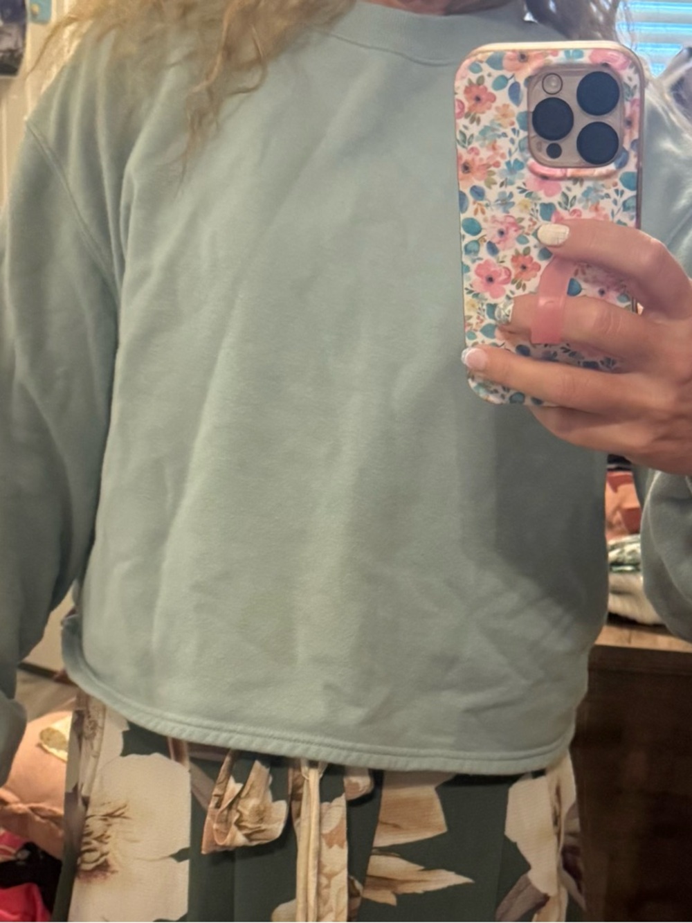 Universal Thread Sage Blue Pullover